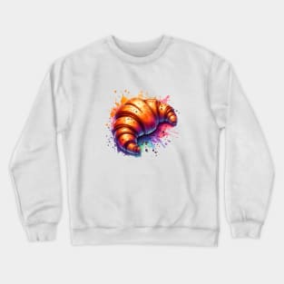 Croissant Color Butter Kawaii Sweet Art French Crewneck Sweatshirt